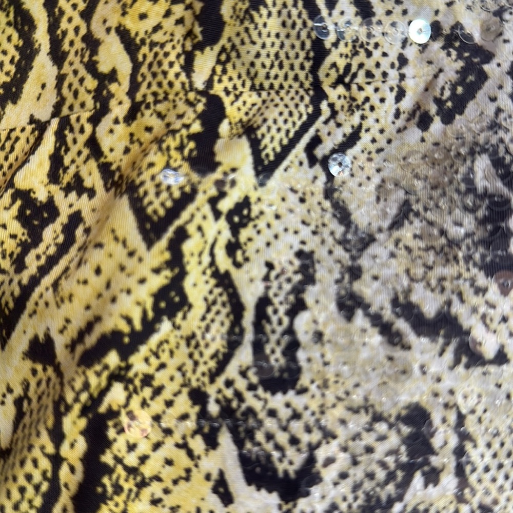 Cache Sequin Halter Top L - image 2